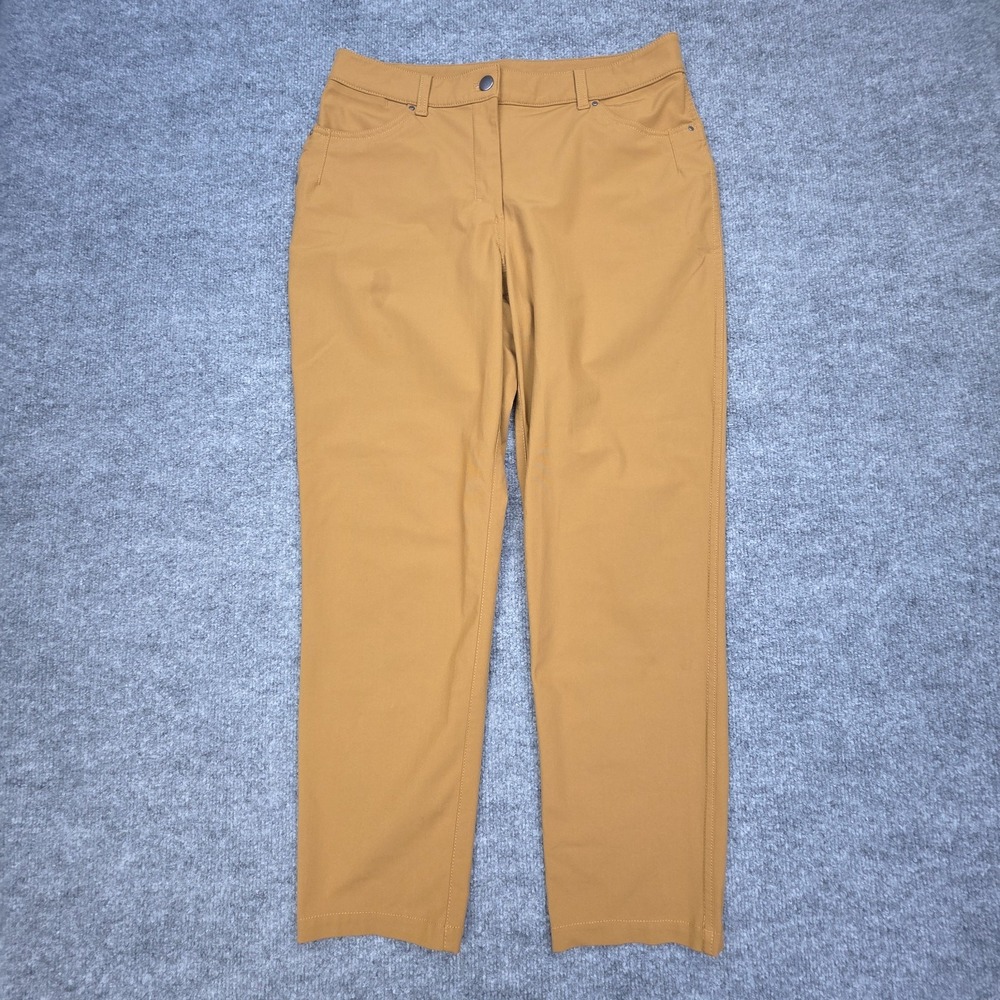 Lululemon Blue City Sleek 5 Pocket Pant Women's Sz 10 Brown